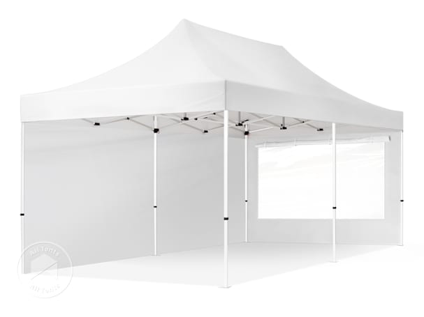 pop up canopy with 2 privacy walls & one panorama window