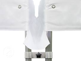 Connection Set for Pop-Up Canopy PREMIUM and PROFESSIONAL 15 ft Length, 1.6 in., PVC-Coated, White