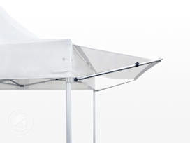 10 ft Awnings for Pop-Up Canopies - PREMIUM & PROFESSIONAL with Polyester Tarpaulin, White