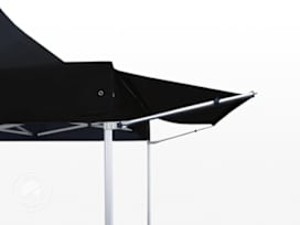 10 ft Awnings for Pop-Up Canopies - PREMIUM & PROFESSIONAL with Polyester Tarpaulin, Black