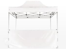 10 ft Half-Height Sidewall for Pop-Up Canopies - PREMIUM & PROFESSIONAL, White