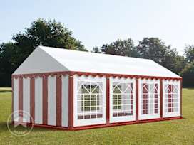 13x26 ft Party Tent, PVC 700, Red-White