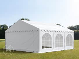 20x20 ft Party Tent w. Base Frame, PVC 750, White