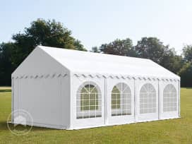 10x30 ft Party Tent w. Base Frame, PVC 750, White