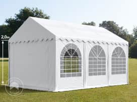 10x20 ft Party Tent w. ground frame, PVC 800, White