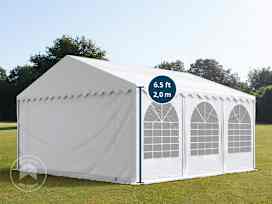 20x20 ft Party Tent w. Base Frame, PVC 800, White