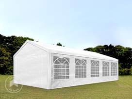 13x33 ft Party Tent, PE 350, White