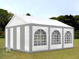 10x20 ft Party Tent, PE 450, Gray-White