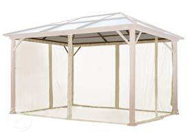 Mosquito Net (4-piece) for Gazebo Forest Deluxe, 10x13 ft, Champagne