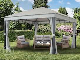 13x13ft Soft Top Gazebo Sunset Premium, Stone