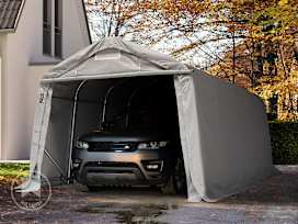 11x20 ft Carport Tent / Portable Garage, PVC 800, Gray 11x20 ft Carport Tent / Portable Garage, PVC 800, Gray