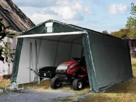 11 x 20 Portable Garage Tent, PE 450, Dark Green