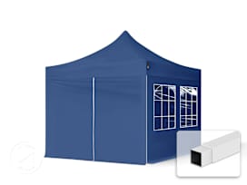10x10 ft PES 700 Pop-Up Canopy ECONOMY Steel 1.2 in., incl. Sidewalls with Windows, Blue 10x10 ft PES 700 Pop-Up Canopy ECONOMY Steel 1.2 in., incl. Sidewalls with Windows, Blue