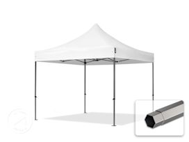 10x10 ft PES 750 Pop-Up Canopy PREMIUM Steel 1.6 in., White 10x10 ft PES 750 Pop-Up Canopy PREMIUM Steel 1.6 in., White