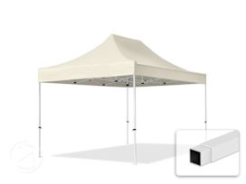 10x15 ft PES 700 Pop-Up Canopy ECONOMY Steel 1.2 in., Cream