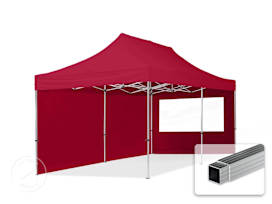 10x20 ft PES 700 Pop-Up Canopy ECONOMY Aluminum 1.3 in., incl. Sidewalls with Panorama Windows, Red 10x20 ft PES 700 Pop-Up Canopy ECONOMY Aluminum 1.3 in., incl. Sidewalls with Panorama Windows, Red