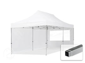 10x20 ft PES 700 Pop-Up Canopy ECONOMY Aluminum 1.3 in., incl. Sidewalls with Panorama Windows, White 10x20 ft PES 700 Pop-Up Canopy ECONOMY Aluminum 1.3 in., incl. Sidewalls with Panorama Windows, White