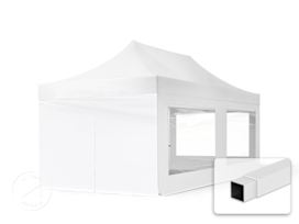 10x20 ft PES 700 Pop-Up Canopy ECONOMY Steel 1.2 in., incl. Sidewalls with Panorama Windows, White 10x20 ft PES 700 Pop-Up Canopy ECONOMY Steel 1.2 in., incl. Sidewalls with Panorama Windows, White
