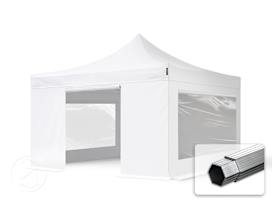13x13 ft PES 800 Pop-Up Canopy PROFESSIONAL Aluminum 1.6 in., incl. Sidewalls with Panorama Windows, White 13x13 ft PES 800 Pop-Up Canopy PROFESSIONAL Aluminum 1.6 in., incl. Sidewalls with Panorama Windows, White