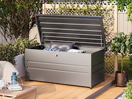 DAVID 260 Gallon Metal Deck Box, Anthracite Gray