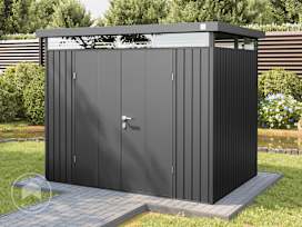 5.9 x 7.9 ft Storage Shed, Anthracite Gray