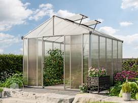 RUBIN 8.6 x 10.5 ft Greenhouse, 10mm Twin-Wall Polycarbonate Panels