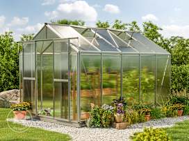 SAPHIR 8.5 x 10.6 ft Greenhouse, 6mm Polycarbonate Panels