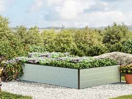 16” Tall Raised Garden Bed (3.9' x 6.4'), Anodized Aluminum 