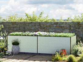 30” Tall Raised Garden Bed (2.5' x 9.7'), Anodized Aluminum 