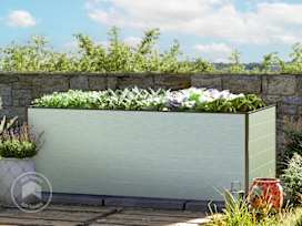 30” Tall Raised Garden Bed (3.2' x 6.4'), Anodized Aluminum 