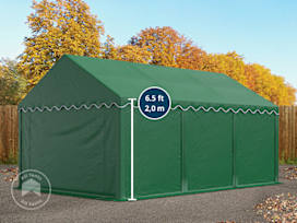 10x20 ft Storage Tent / Shelter, PVC 700, Dark Green