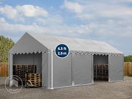 13x26 ft Storage Tent / Shelter, PVC 700, Gray 13x26 ft Storage Tent / Shelter, PVC 700, Gray
