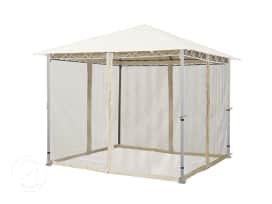 Mosquito Net (4-piece) for Gazebo Rendezvous Premium, 10x10 ft, Champagne