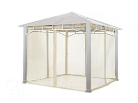 Mosquito Net (4-piece) for Gazebo Sunset Deluxe 10x10 ft, Champagne