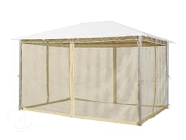 Mosquito net set (4pcs.) for Garden Gazebo Rendezvous Classic, 10x13 ft, Champagne