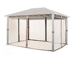 Mosquito Net (4-piece) for Gazebo Rendezvous Deluxe, 10x13 ft, Cappuccino
