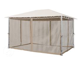 Mosquito Net (4-piece) for Gazebo Rendezvous Premium 10x13 ft, Brown-Gray