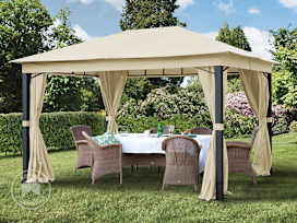 10x13ft Soft Top Gazebo Sunset Premium, Champagne 10x13ft Soft Top Gazebo Sunset Premium, Champagne