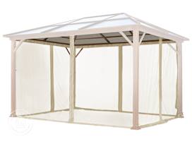 Mosquito Net (4-piece) for Gazebo Forest Deluxe, 10x13 ft, Champagne