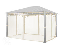 Mosquito Net (4-piece) for Gazebo Sunset Superior, 10x13 ft, Champagne