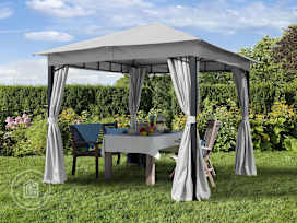 10x10ft Soft Top Gazebo Sunset Classic, Stone