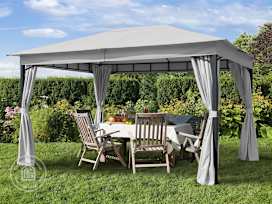 10x13ft Soft Top Gazebo Sunset Classic, Stone