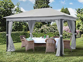 10x13ft Soft Top Gazebo Sunset Premium, Stone