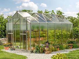 SAPHIR 8.5 x 12.6 ft Greenhouse, 6mm Polycarbonate Panels SAPHIR 8.5 x 12.6 ft Greenhouse, 6mm Polycarbonate Panels