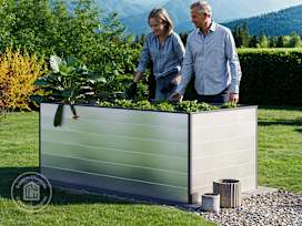 30” Tall Raised Garden Bed (3.2' x 6.5'), Anodized Aluminum