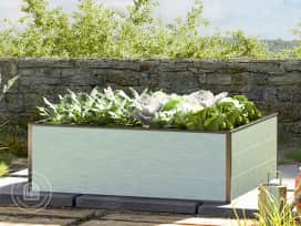 16” Tall Raised Garden Bed (3.2' x 3.9'), Anodized Aluminum 16” Tall Raised Garden Bed (3.2' x 3.9'), Anodized Aluminum