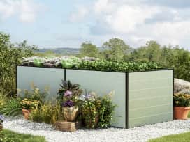 30” Tall Raised Garden Bed (2.5' x 7.7'), Anodized Aluminum 