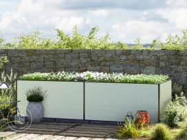 30” Tall Raised Garden Bed (2.5' x 9.7'), Anodized Aluminum 