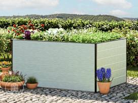 30” Tall Raised Garden Bed (3.9' x 4.9'), Anodized Aluminum 