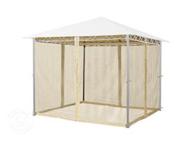 Mosquito net set (4pcs.) for Gazebo Rendezvous Classic, 10x10 ft, Champagne